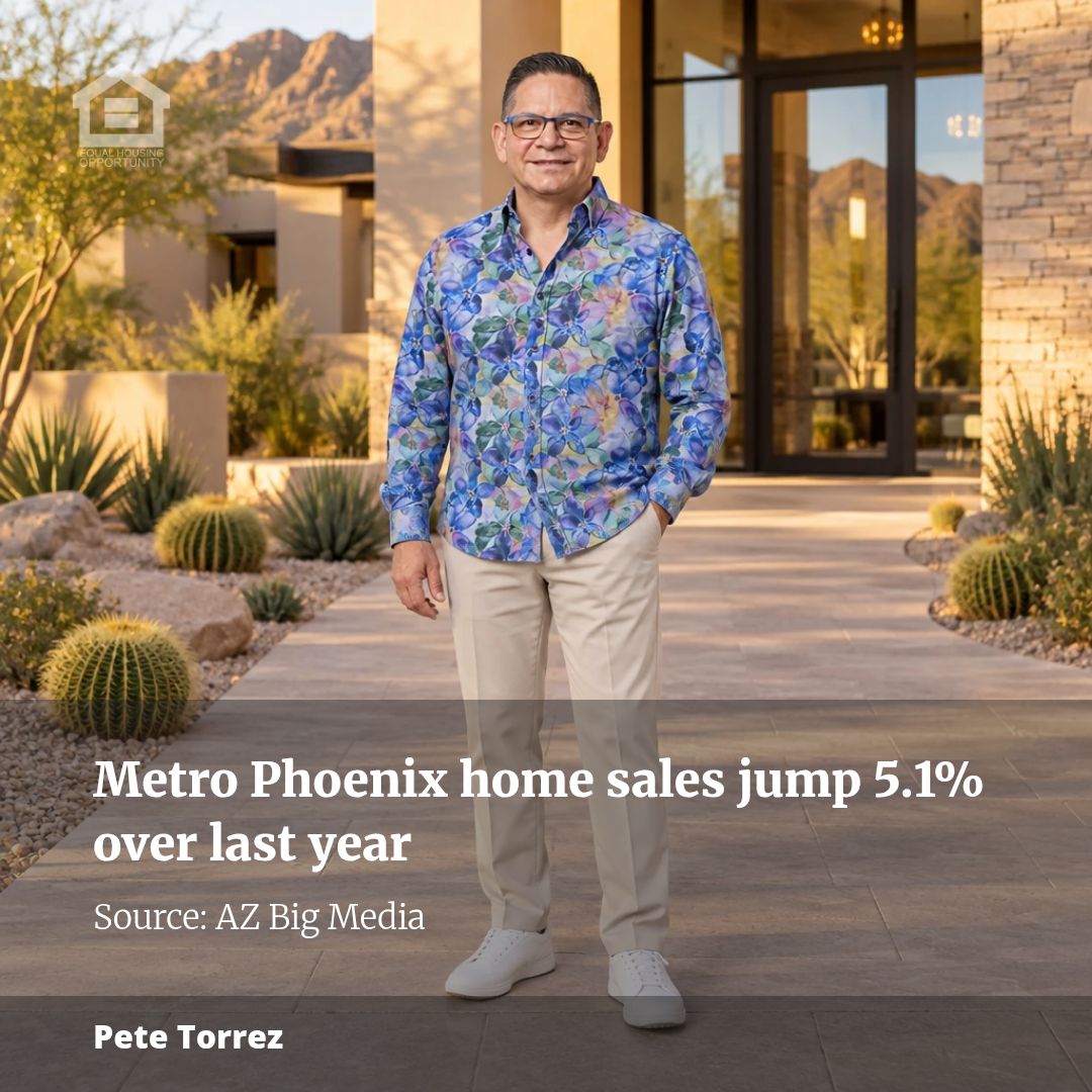 Metro Phoenix home sales jump 5.1% over last year